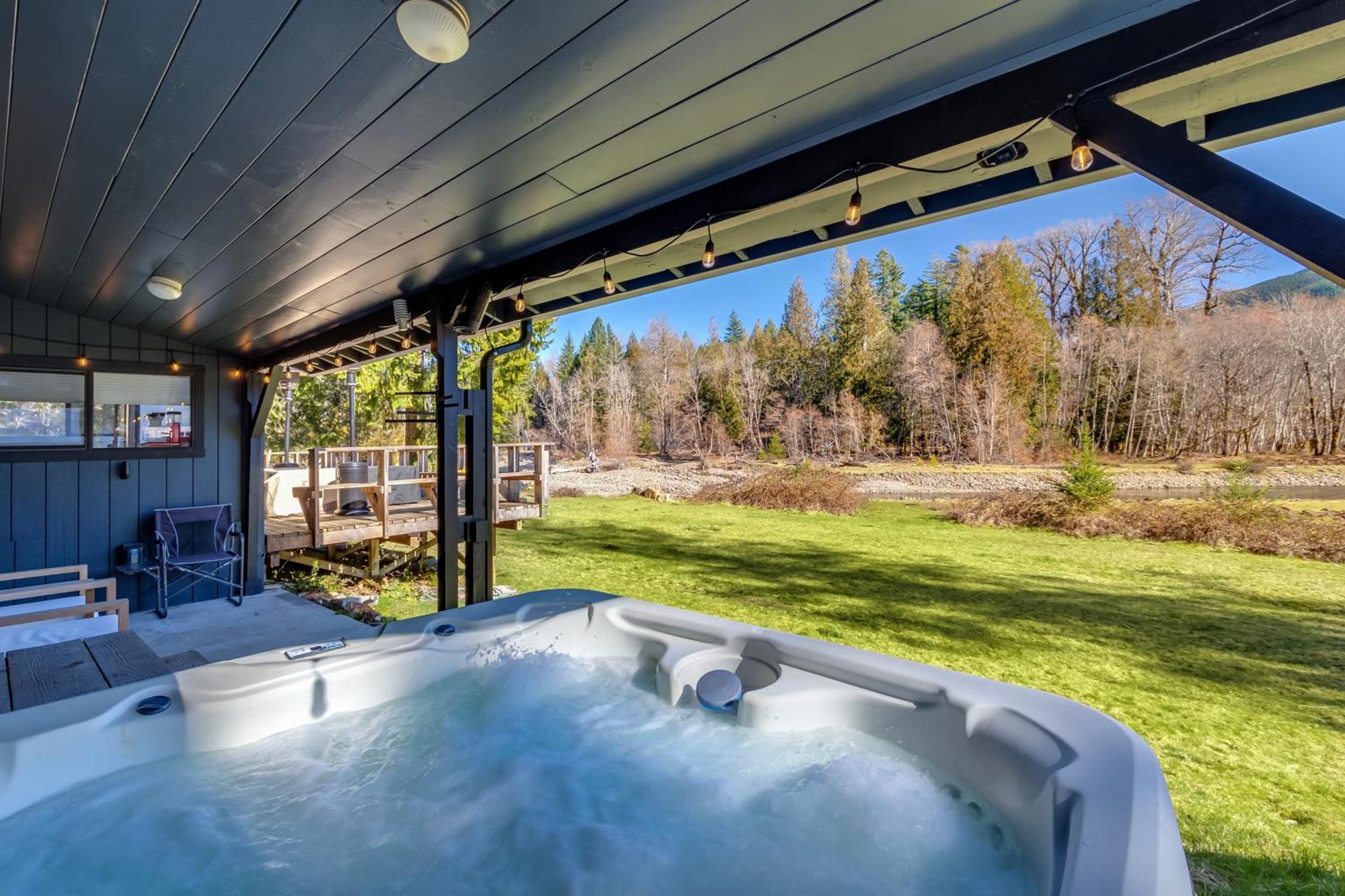 Waterfront Cabin At White Pass And Mount Rainier National Park Packwood Eksteriør bilde